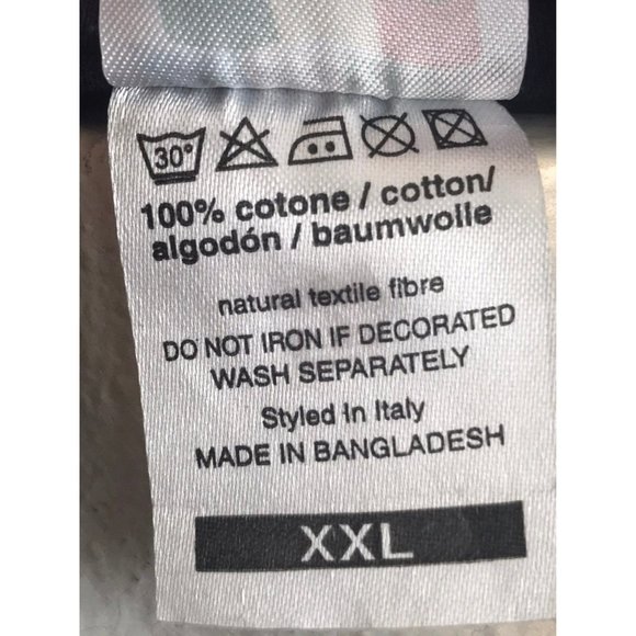 Italia Navy T-shirt XXL NWOT - Picture 4 of 4